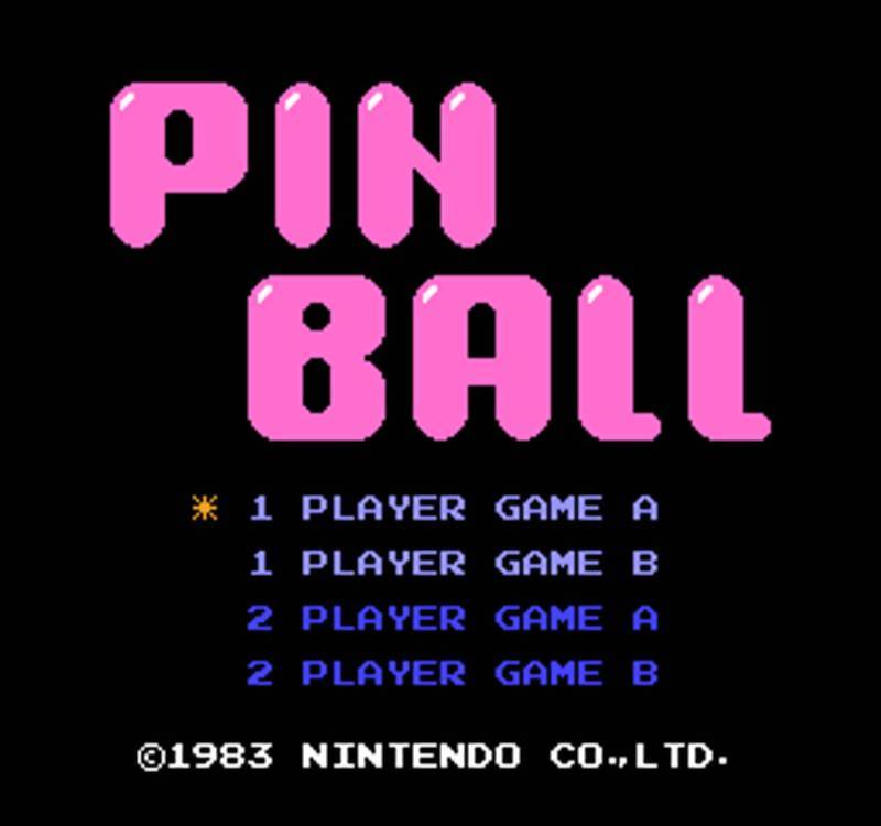 Game Pinball (Famicom Disk System - fds)