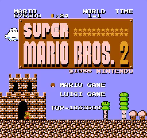 Game Super Mario Bros. 2 (Famicom Disk System - fds)