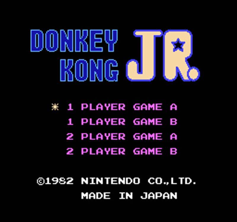 Game Donkey Kong Jr. (Famicom Disk System - fds)