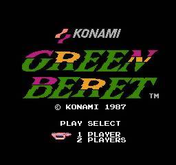 Game Green Beret (Famicom Disk System - fds)