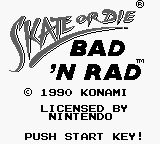 Game Skate or Die - Bad 