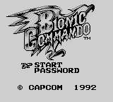 Game Bionic Commando (Game Boy - gb)