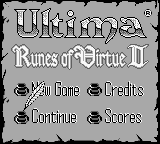Game Ultima - Runes of Virtue 2 (Game Boy - gb)