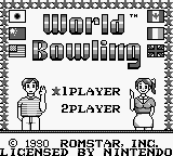 Game World Bowling (Game Boy - gb)