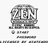 Game Zen - Intergalactic Ninja (Game Boy - gb)