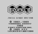 Game Boxxle (Game Boy - gb)