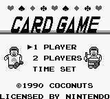 Game Card Game (Game Boy - gb)