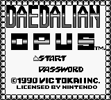 Game Daedalean Opus (Game Boy - gb)