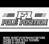 Game F-1 Pole Position (Game Boy - gb)