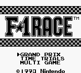 Game F-1 Race (Game Boy - gb)
