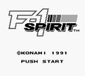 Game F-1 Spirit (Game Boy - gb)