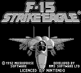 Game F-15 Strike Eagle (Game Boy - gb)