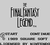 Game Final Fantasy Legend, The (Game Boy - gb)