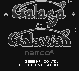 Game Galaga and Galaxian (Game Boy - gb)