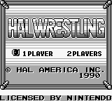 Game Hal Wrestling (Game Boy - gb)