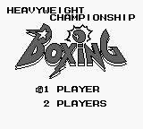 Game Heavyweight Championship Boxing (Game Boy - gb)