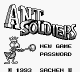 Game Ant Soldiers (Game Boy - gb)