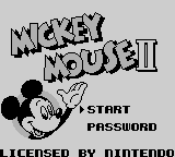 Game Mickey Mouse 2 (Game Boy - gb)