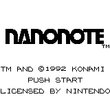Game Nanonote (Game Boy - gb)