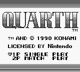 Game Quarth (Game Boy - gb)