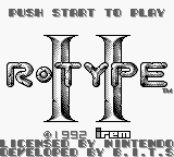Game R-Type 2 (Game Boy - gb)