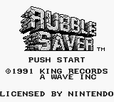 Game Rubble Saver (Game Boy - gb)