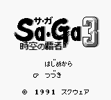 Game SaGa 3 - Jikuu no Hasha (Game Boy - gb)