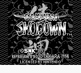 Game Samurai Shodown (Game Boy - gb)