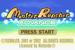 Game Monster Rancher Advance (Game Boy Advance - gba)