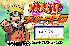 Game Naruto RPG - Uketsugareshi Hi no Ishi (Game Boy Advance - gba)