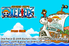 Game cover One Piece ( - gba)