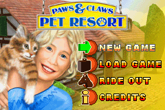 Game cover Paws & Claws - Pet Resort ( - gba)