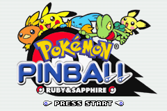 Game Pokemon Pinball: Ruby and Sapphire (Game Boy Advance - gba)