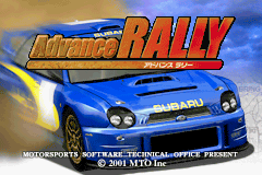 Game cover Advance Rally ( - gba)