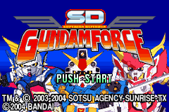 Game SD Gundam Force (Game Boy Advance - gba)