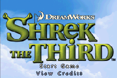 Game Shrek the Third (Game Boy Advance - gba)