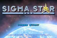 Game Sigma Star Saga (Game Boy Advance - gba)