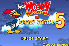 Game Woody Woodpecker in Crazy Castle 5 (Game Boy Advance - gba)
