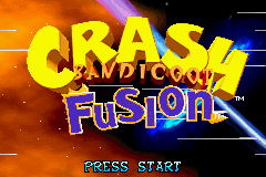 Game Crash Bandicoot Fusion (Game Boy Advance - gba)