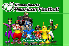 Game Disney Sports - American Football (Game Boy Advance - gba)