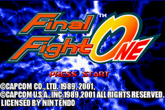 Game Final Fight One (Game Boy Advance - gba)