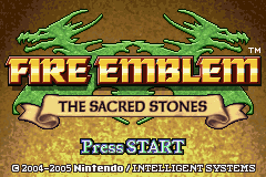 Game Fire Emblem - The Sacred Stones (Game Boy Advance - gba)