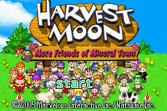 Game Harvest Moon - More Friends of Mineral Town (Game Boy Advance - gba)