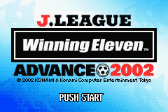 Game J.League Winning Eleven Advance 2002 (Game Boy Advance - gba)