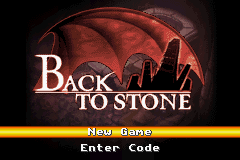 Game Back to Stone (Game Boy Advance - gba)