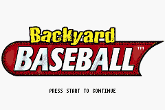 Game Backyard Baseball (Game Boy Advance - gba)