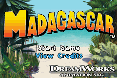 Game Madagascar (Game Boy Advance - gba)