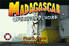 Game Madagascar - Operation Penguin (Game Boy Advance - gba)