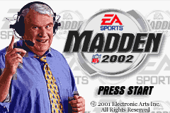 Game Madden NFL 2002 (Game Boy Advance - gba)