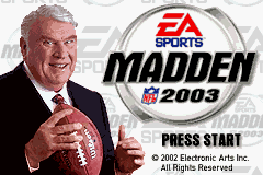 Game Madden NFL 2003 (Game Boy Advance - gba)